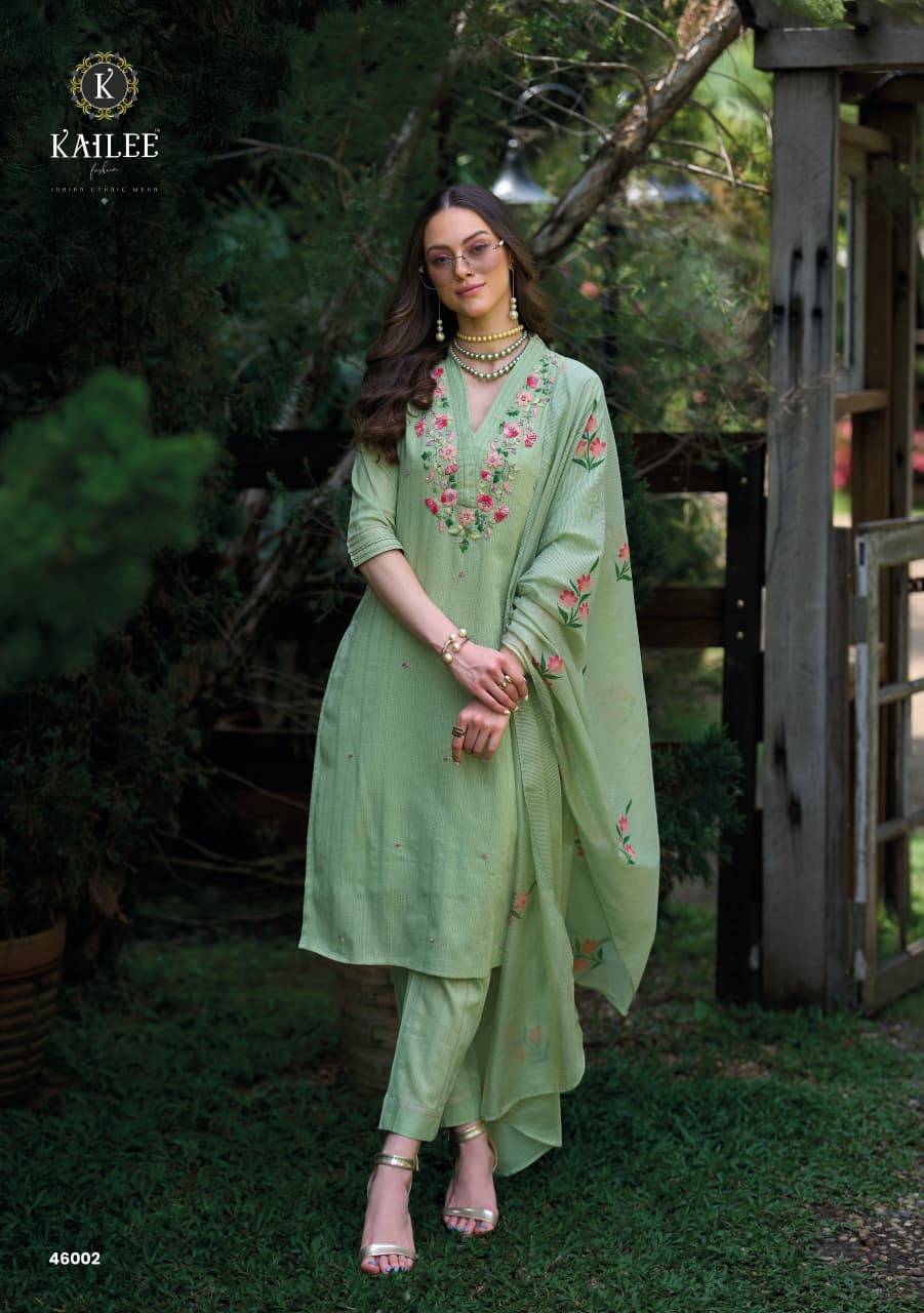 SUMMER GARDEN By KAILEE FASHION 46001 To 46004 Series Stylish Beautiful Colourful PURE COTTON Dresses At Wholesale Price